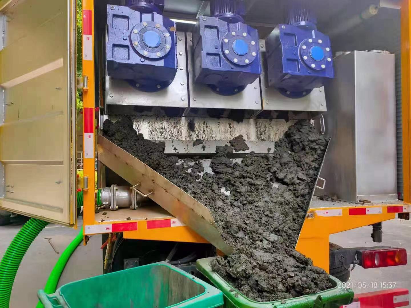 三江化粪池清掏城市维护站-泥浆净化干湿分离处理